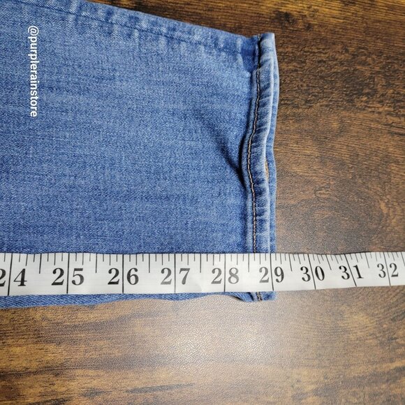 American Eagle Jeans Size 6 Skinny Mid Rise Next Level Stretch Medium Light Wash - Picture 10 of 13